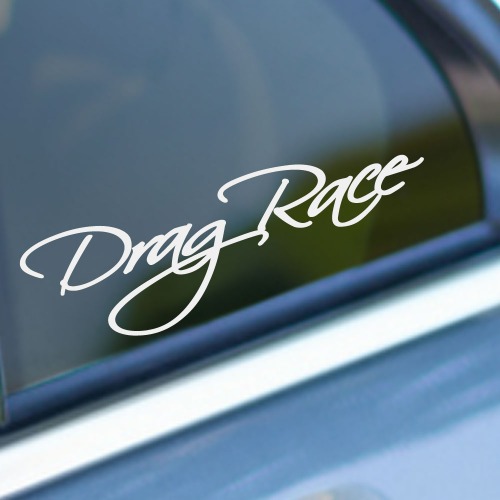 어른킹 드레그 레이싱 DRAG RACING 포인트 컬러 레터링 데칼 스티커 드레스업 익스테리어 카스티커